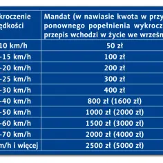 Przekroczenie prędkości o 30 km – jaki mandat i jak go uniknąć?