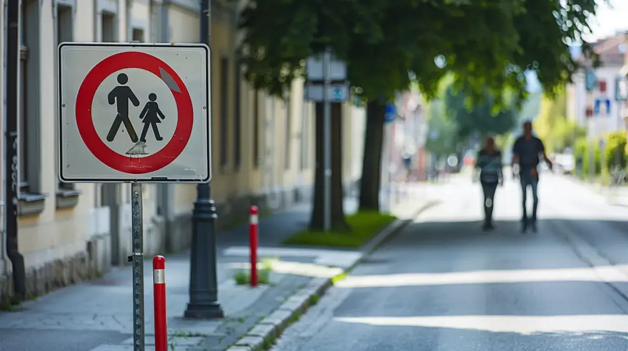 Zdjęcie Zakaz Ruchu Pieszych: Co oznacza ten znak zakazu dla pieszych?